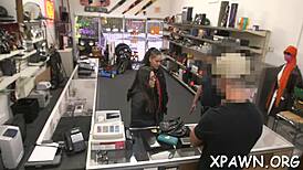 Sex-craving darling sneaks rough pounding frenzy right in the shop