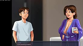 Jenny and stepmom heat up that shower sex in summer saga 🚿💦😈🔥