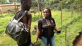 hey tourist ever fucked a mature african publicly in the park?