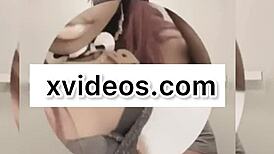 whoa! draining that thick 9 inch ebony tranny cock!!