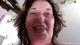 Mature Sexy Dawnskye1962 Poses as Giantess in Crotchless Pantyhose Custom