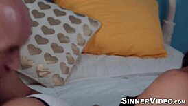 derrick pierce fingers brooklyn gray's eager trimmed pussy then bangs her sideways rough