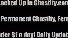 Hey losers, locked in chastity for princesses 😈👑