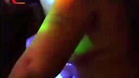 BLONDE MARRIED SLUT FLASHES PUSSY WITH FRIEND AT SWINGERS PARTY!