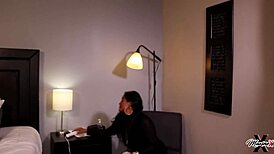 Asian hotwife maxine x cheats with alphonso layz pounding her big pussy lips in lingerie