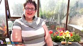 hot europemature granny milfs squirt orgasms with huge dildo toys compilation