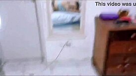 Hot blonde in tight shorts craves cock but can't beg!