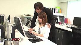 Naughty Yumi Maeda Craves Boss's Office Sex Fantasies Deeply