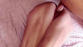 Married couple indulges in leisurely anal sex close-up at home