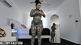 Milf Tries On Bikinis Flaunting Curves with Glowing LED Buttplug Tease