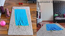 double the heat double the fun dual cam naked yoga session revealed