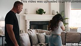 Beautiful Big Tits Milf Sarah Arabic Fucked Hard by Student Stepfather's Monster Cock