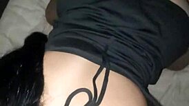 Sexy latina secretary invites me home to drain my cock dry