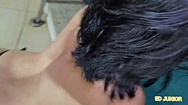 eva perez rides big cock bareback then takes full anal creampie deep in her latina ass total