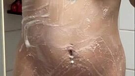 Pov Stepsis Caught Showering Masturbates Just for You