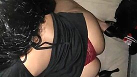 Sexy latina secretary invites me home to drain my cock dry