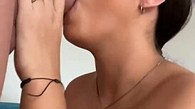 horny patient babe fingers pussy to help cum quick