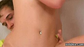 Doc eyes virgin hymen check turning into close-up group defloration fuck