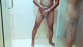 Hot Wife Fucks Hubby Hard in Steamy Shower Orgasm!