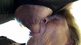 Granny Wonder Woman Face-Fucks Cocksucking Goddess