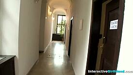 Interactive Shaved Whore Pounds Toys On Webcam