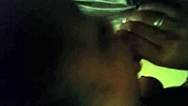 i'm drooling over this busty ebony's sloppy deepthroat bbc spit