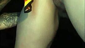 big booty white milf twerks teases rimmed by huge black cock