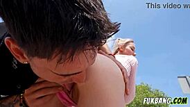 Angie Lynx Craves Intense Public Anal Fucking Outdoors