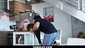 Stepsister Craves Stepbrother's Thick Cock for Taboo Doggystyle Pounding