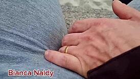Beach Road Trip Turns into Brazilian Milf Creampie Ride