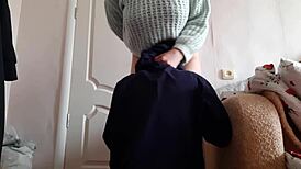 stepsis lets me cum in her mouth as thank you gift after pussy licking