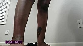 my huge ass ebony wife twerks her curvy cheeks seductively