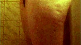 oh man spying this ebony's perfect huge ass in shower hidden cam