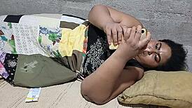 Naughty Futanari Stepmom Hermaphrodite Takes Huge Cock and Cums Intensely