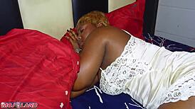 waking wife for quickie with his massive black hammer dick