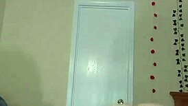 Chubby Slut Strips Wildly Then Pounds Massive BBC Dildo Hard!