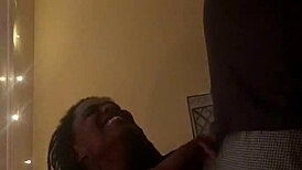 Homemade Ebony Amateur Oral Tease