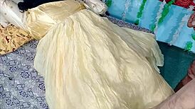 Desi Bride In Yellow Dress Gets Pussy Pounded By Massive Indian Cock Hard