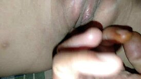 wanna stuff your cock in this tight shaved wet pussy creampie?