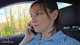 Hairy Milf Wife Swallows Cum After Outdoor Repay Favor