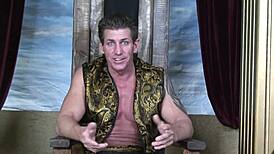 a solo performer teases in private without anyone watching her moves