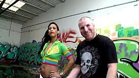 Latina Mom's Asshole Takes Monster Cock Deep!