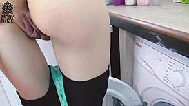 hey nachbarin, der perverse vermieter hat mich verarscht mit monster cock und cum swallow doggystyle... rough german fun!