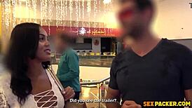 cute tanned latina brunette gets roughly fucked doggystyle by best friend in homemade video