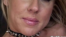 blonde pornstar carolyn reese fingered deep in webcam ass