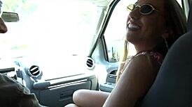 Flaunting Her Slutty Blonde Mom Curves in Steamy Fuck