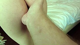 who wouldn't fuck this sexy blonde college babe doggystyle quickie cum?