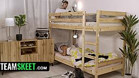 Eveline Dellai Meets Hot Roommate Michael Hostel Tease