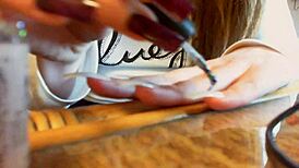 ohh unghie lunghhe sexy mani mi rilassano con asmr vibes...