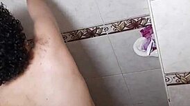 Latina Amateur Lesbian Squirts In Steamy Bedroom Shower